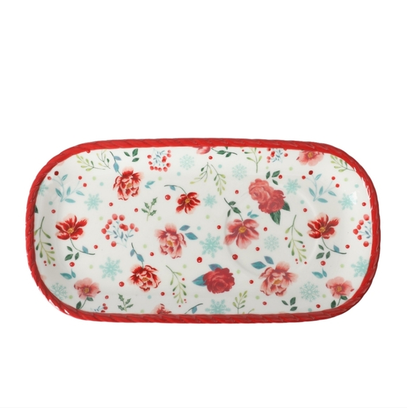 🎅 New Pioneer Woman 2-Piece Merry Meadows Cookie Tray & Mug Set - Picture 8 of 11